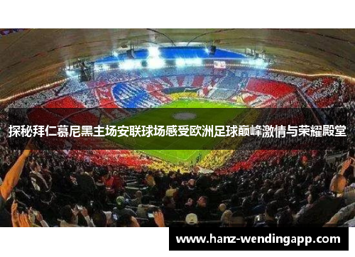 探秘拜仁慕尼黑主场安联球场感受欧洲足球巅峰激情与荣耀殿堂
