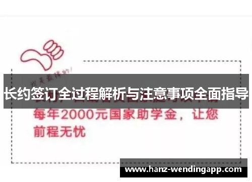 长约签订全过程解析与注意事项全面指导